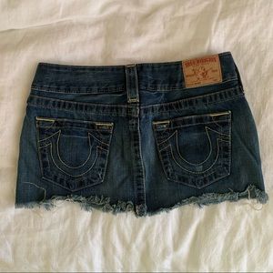 True Religion Denim Mini Skirt